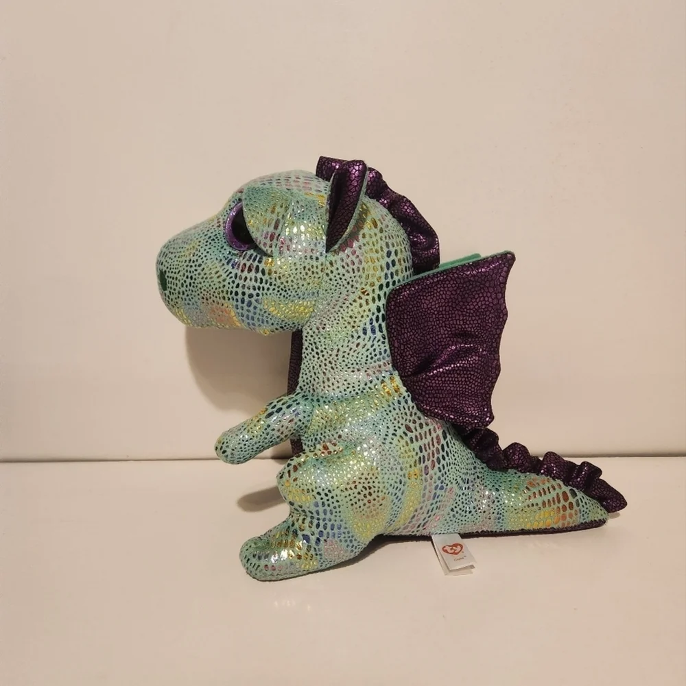 8” Ty Dragon Cinder Plush Stuffed Animal